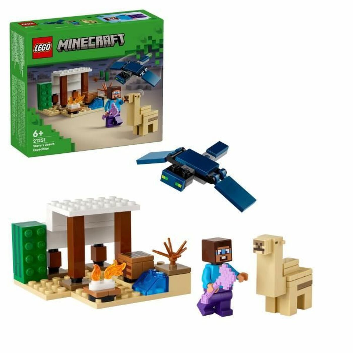 Set de Construcție Lego 21251 Minecraft : Steve´s Desert Expedition Multicolor - Jucarii si jocuri