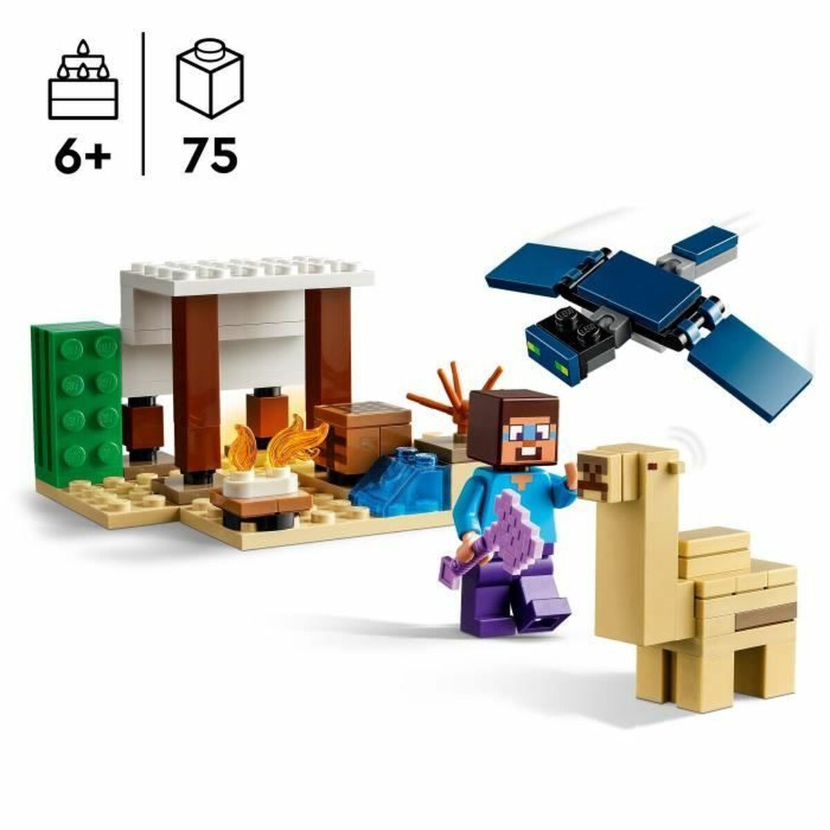 Set de Construcție Lego 21251 Minecraft : Steve´s Desert Expedition Multicolor - Jucarii si jocuri
