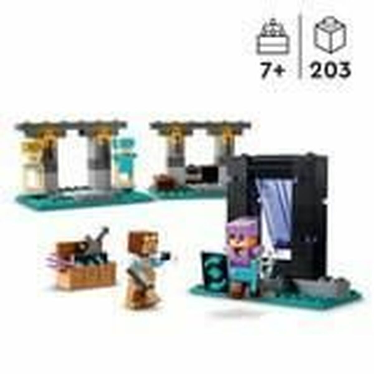 Playset Lego Minecraft: The Armoury - Jucarii si jocuri, Păpuși și figurine
