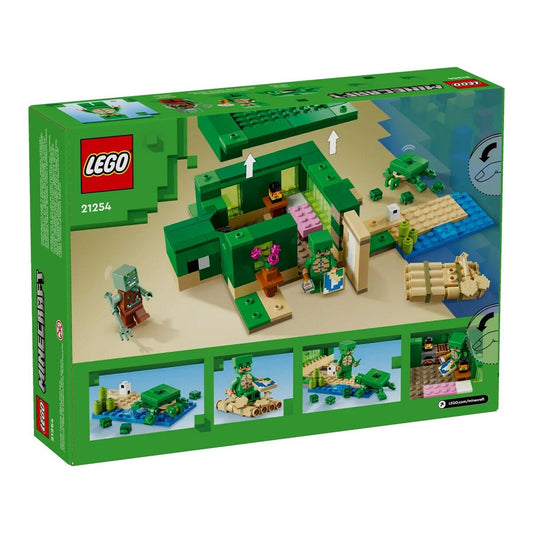 Playset Lego 21254 Minecraft Turtle Beach House - Jucarii si jocuri, Păpuși și figurine