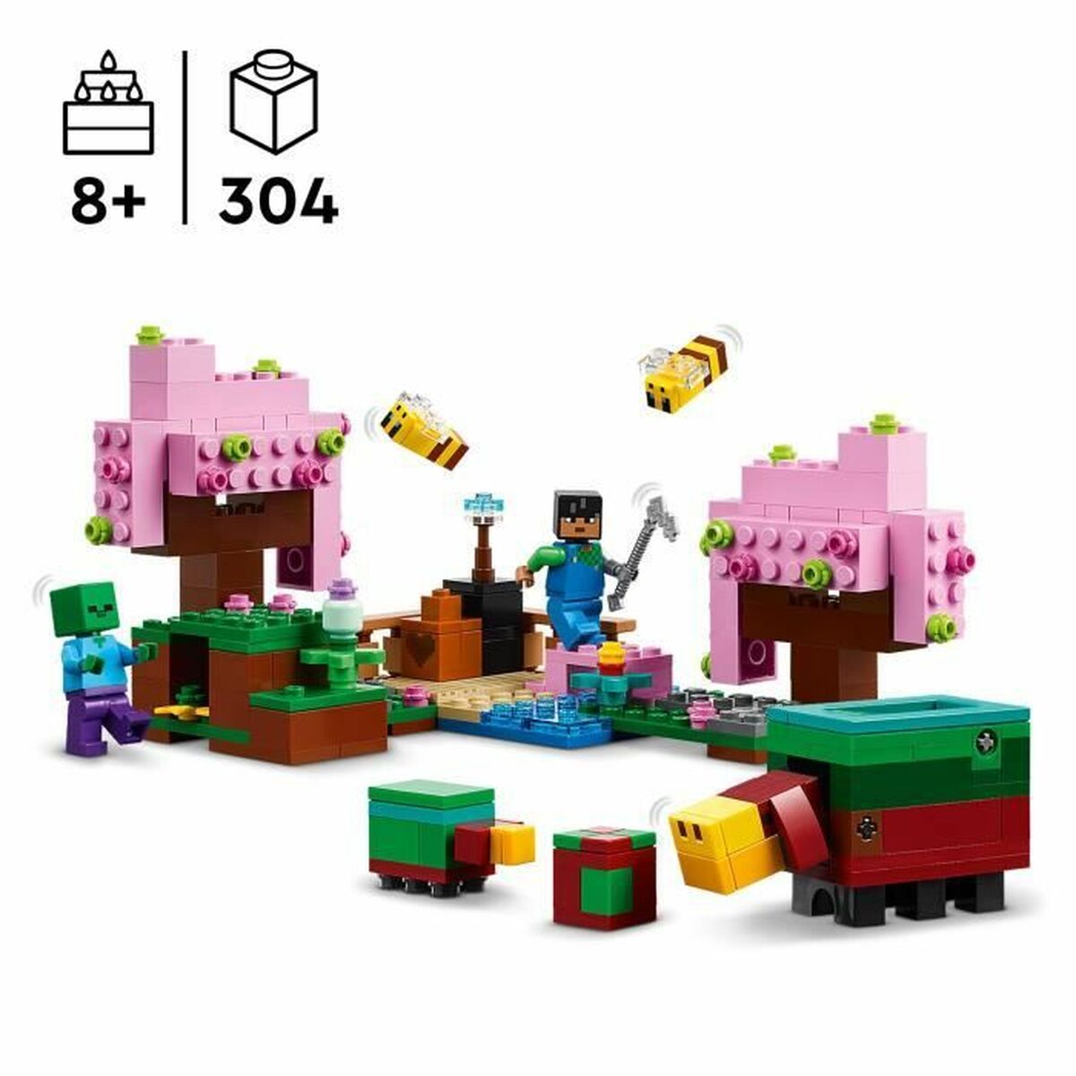 Set de Construcție Lego El jardín de los cerezos en flor Multicolor 304 Piese - Jucarii si jocuri