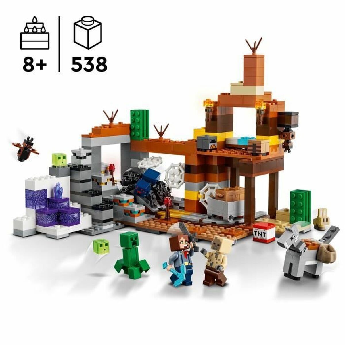 Set de Construcție Lego Minecraft 21263 Badlands Mine Multicolor 538 Piese - Jucarii si jocuri