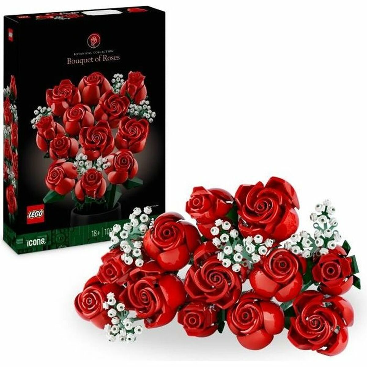 Set de Construcție Lego 10328 Bouquet of Roses Multicolor 822 Piese - Jucarii si jocuri