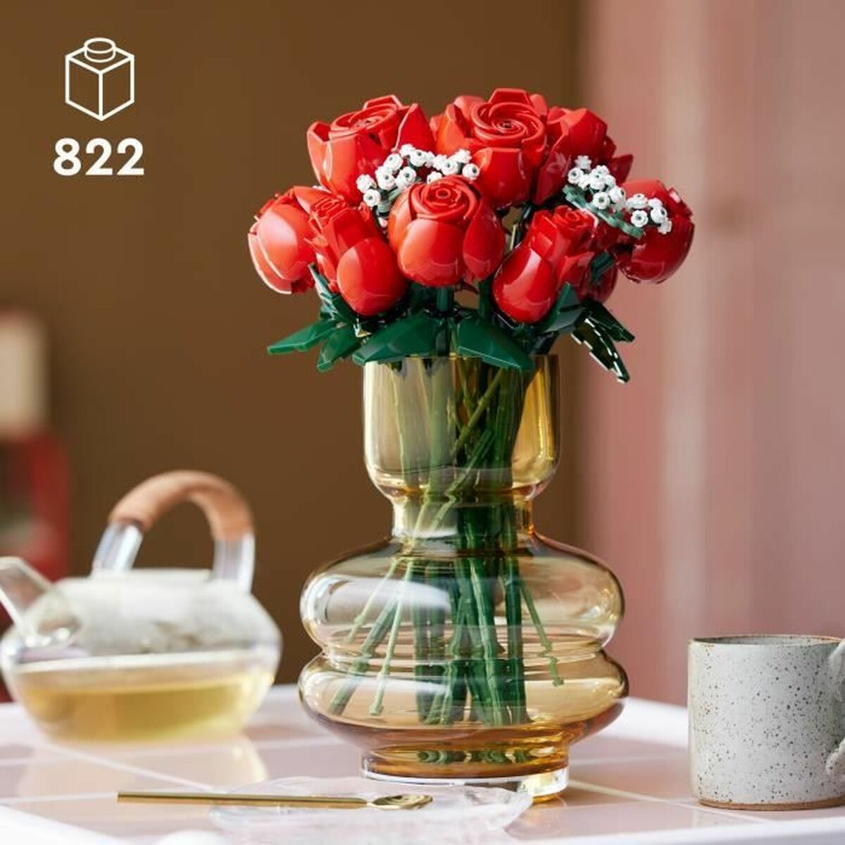 Set de Construcție Lego 10328 Bouquet of Roses Multicolor 822 Piese - Jucarii si jocuri