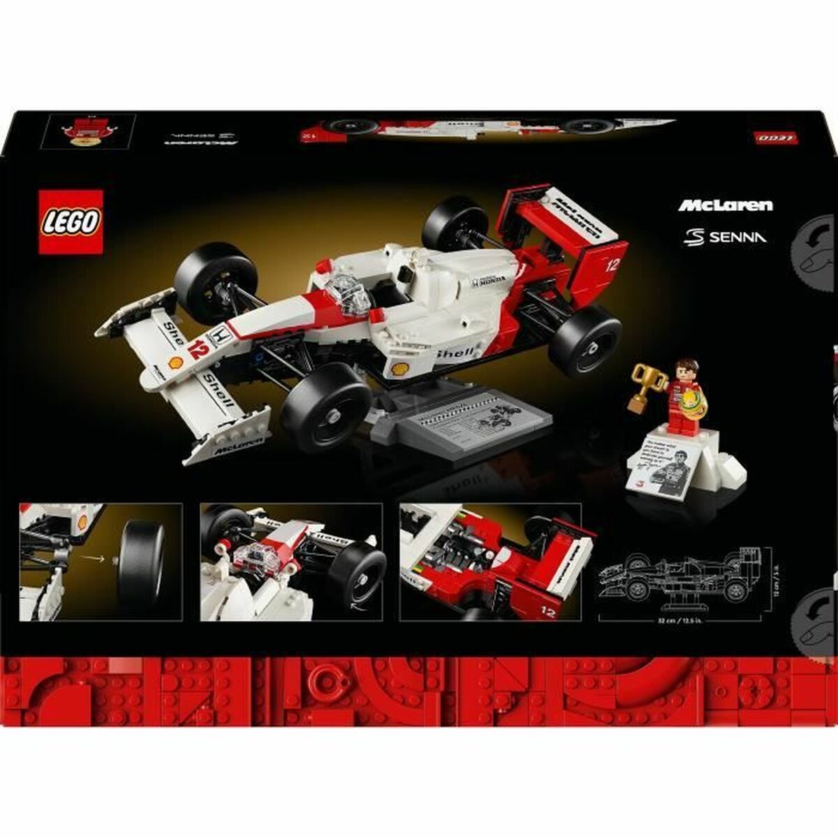 Set de Construcție Lego McLaren MP4/4 y Ayrton Senna Multicolor 693 Piese - Jucarii si jocuri
