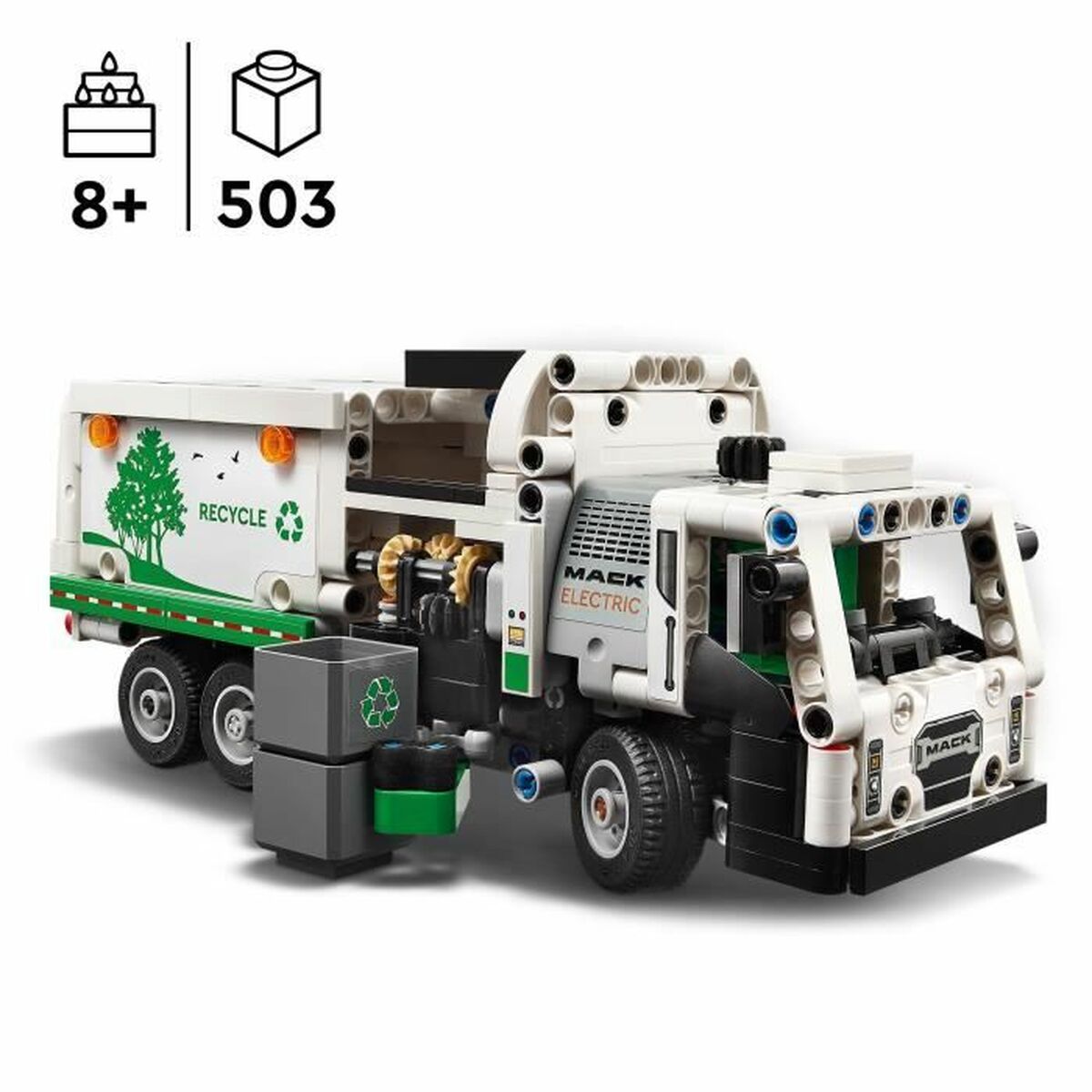 Playset Lego 42167 Mack LR Electric Garbage Truck - Jucarii si jocuri, Păpuși și figurine