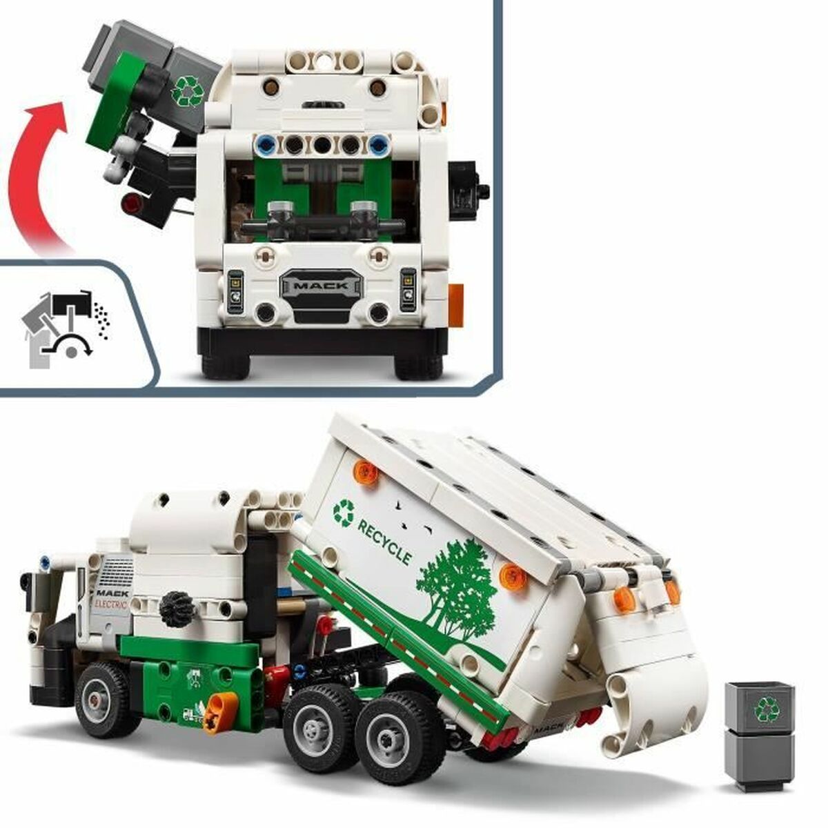 Playset Lego 42167 Mack LR Electric Garbage Truck - Jucarii si jocuri, Păpuși și figurine