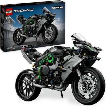 Set de Construcție Lego Technic 42170 Kawasaki Ninja H2R Negru 643 Piese - Jucarii si jocuri