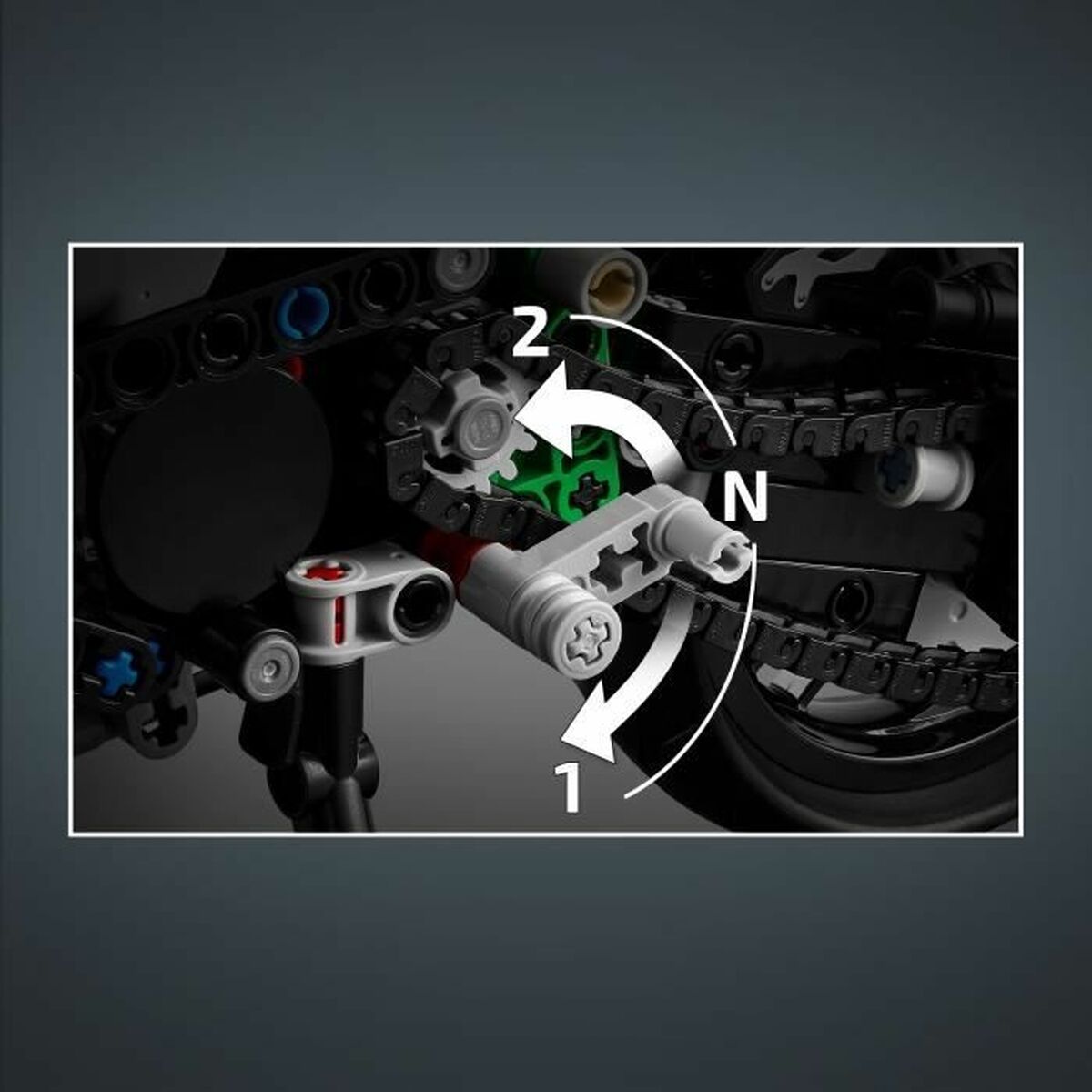 Set de Construcție Lego Technic 42170 Kawasaki Ninja H2R Negru 643 Piese - Jucarii si jocuri