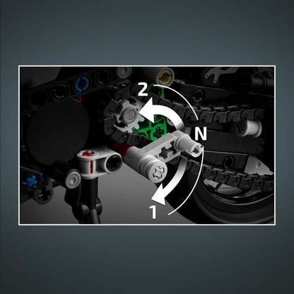 Set de Construcție Lego Technic 42170 Kawasaki Ninja H2R Negru 643 Piese - Jucarii si jocuri