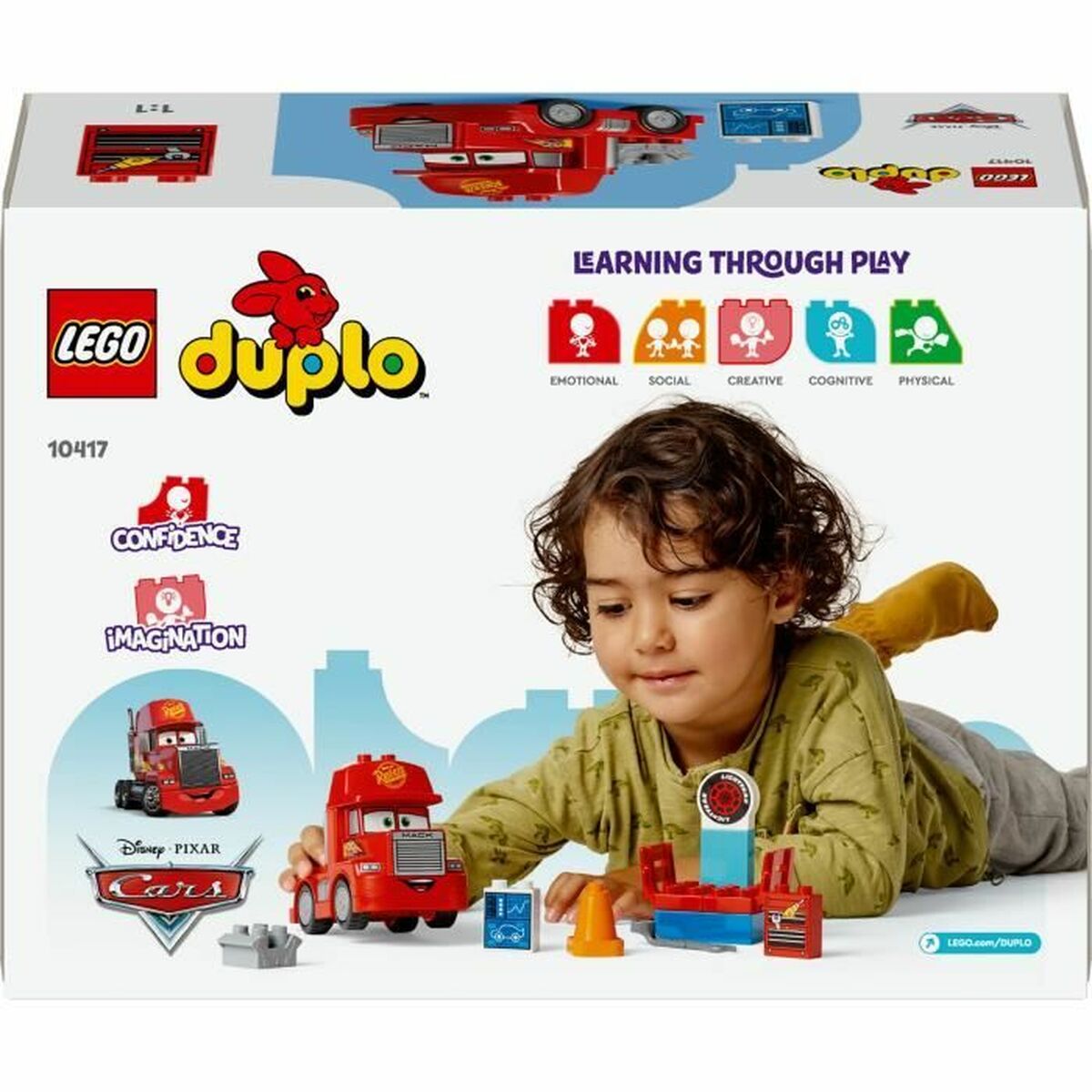 Set de Construcție Lego DUPLO 10417 Disney and Pixar Cars Mack Race Multicolor - Jucarii si jocuri
