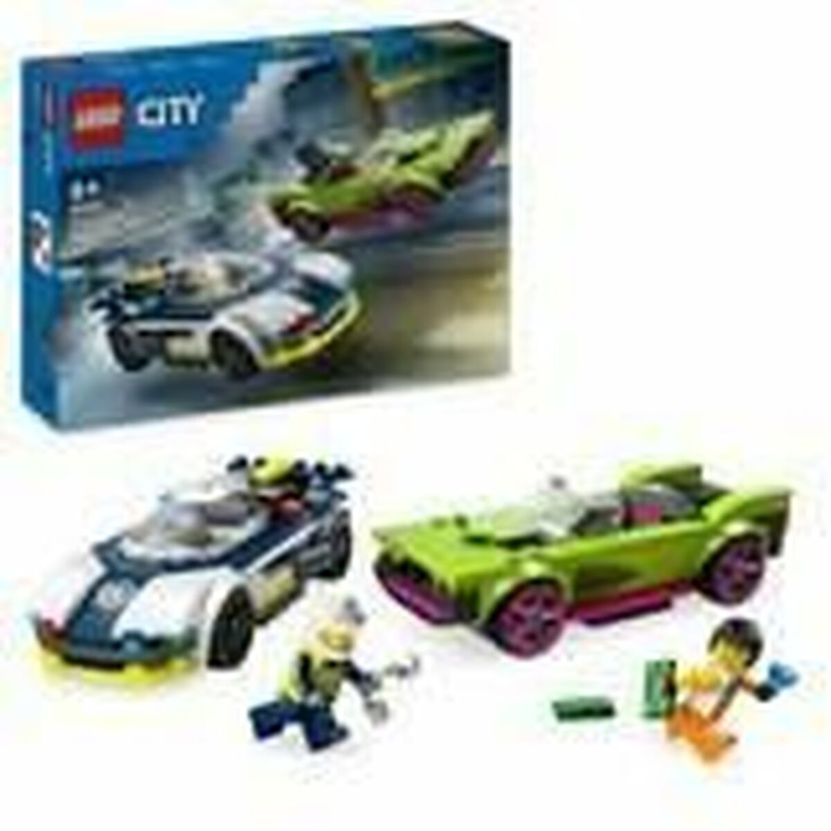 Playset Lego 60415 Police Car and Power Sport Car - Jucarii si jocuri, Păpuși și figurine