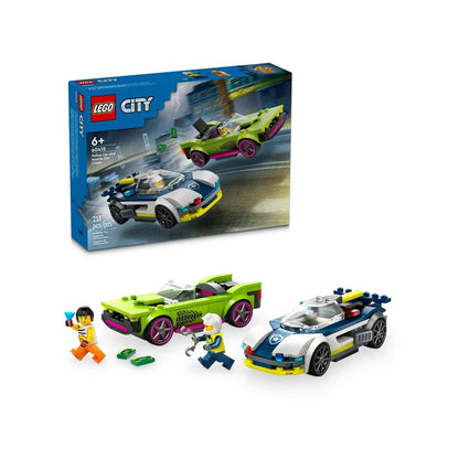 Set de Construcție Lego 60415 Police Car and Muscle Car Chase Multicolor 213 piezas - Jucarii si jocuri