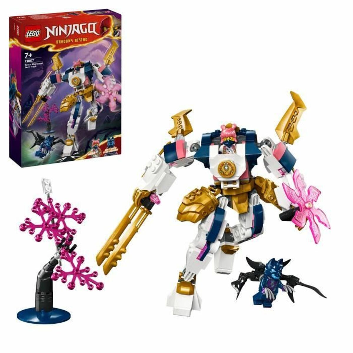 Set de Construcție Lego 71807 Sora Meca Elemental Techno of Sora Multicolor - Jucarii si jocuri
