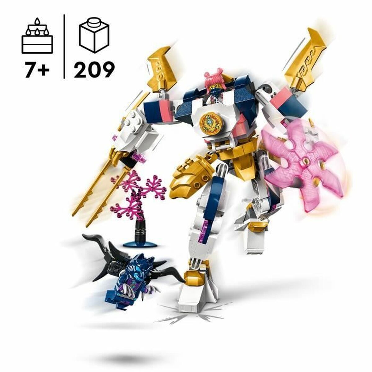 Set de Construcție Lego 71807 Sora Meca Elemental Techno of Sora Multicolor - Jucarii si jocuri
