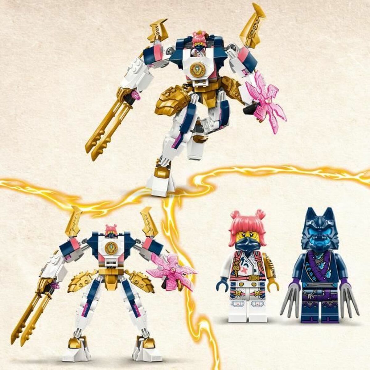 Set de Construcție Lego 71807 Sora Meca Elemental Techno of Sora Multicolor - Jucarii si jocuri