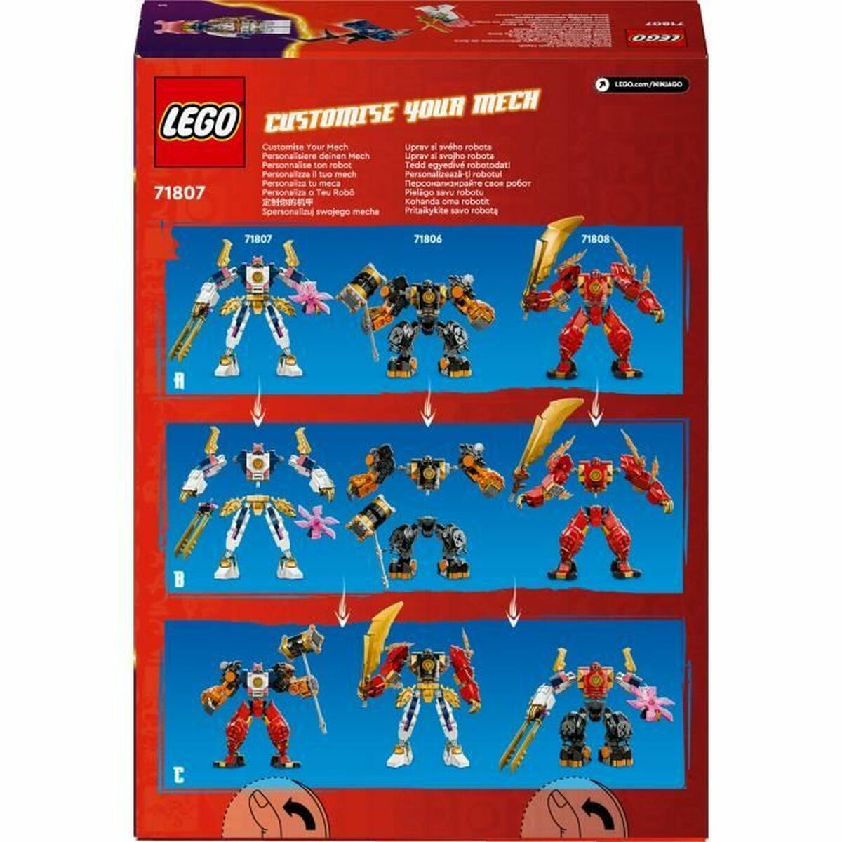 Set de Construcție Lego 71807 Sora Meca Elemental Techno of Sora Multicolor - Jucarii si jocuri