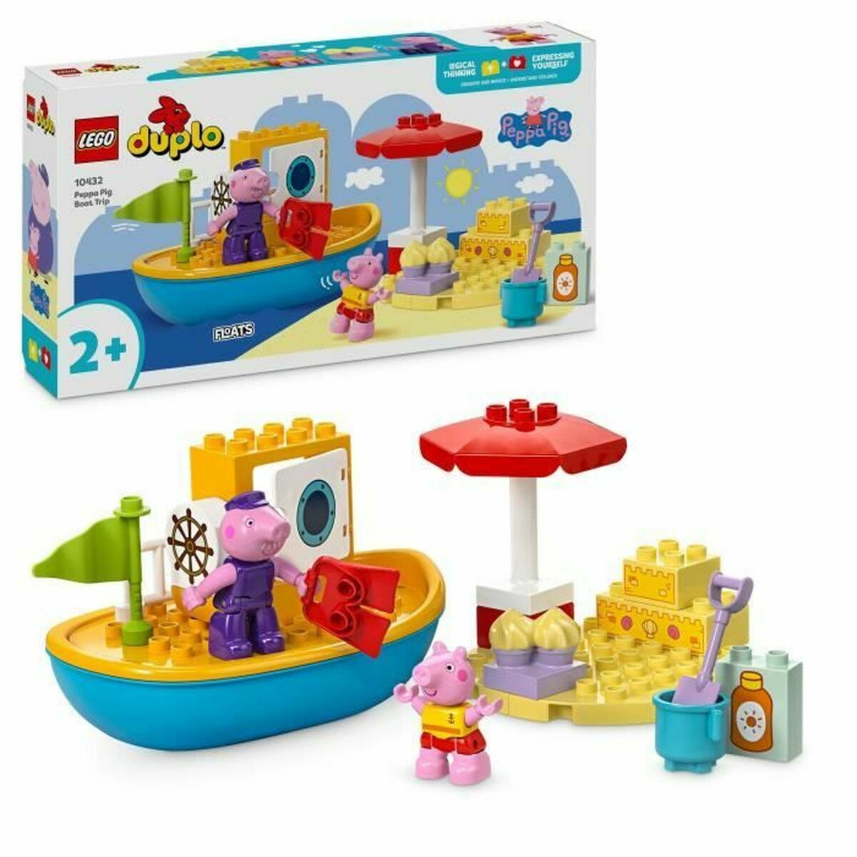 Set de Construcție Lego Peppa Pig's Boat Trip Multicolor - Jucarii si jocuri