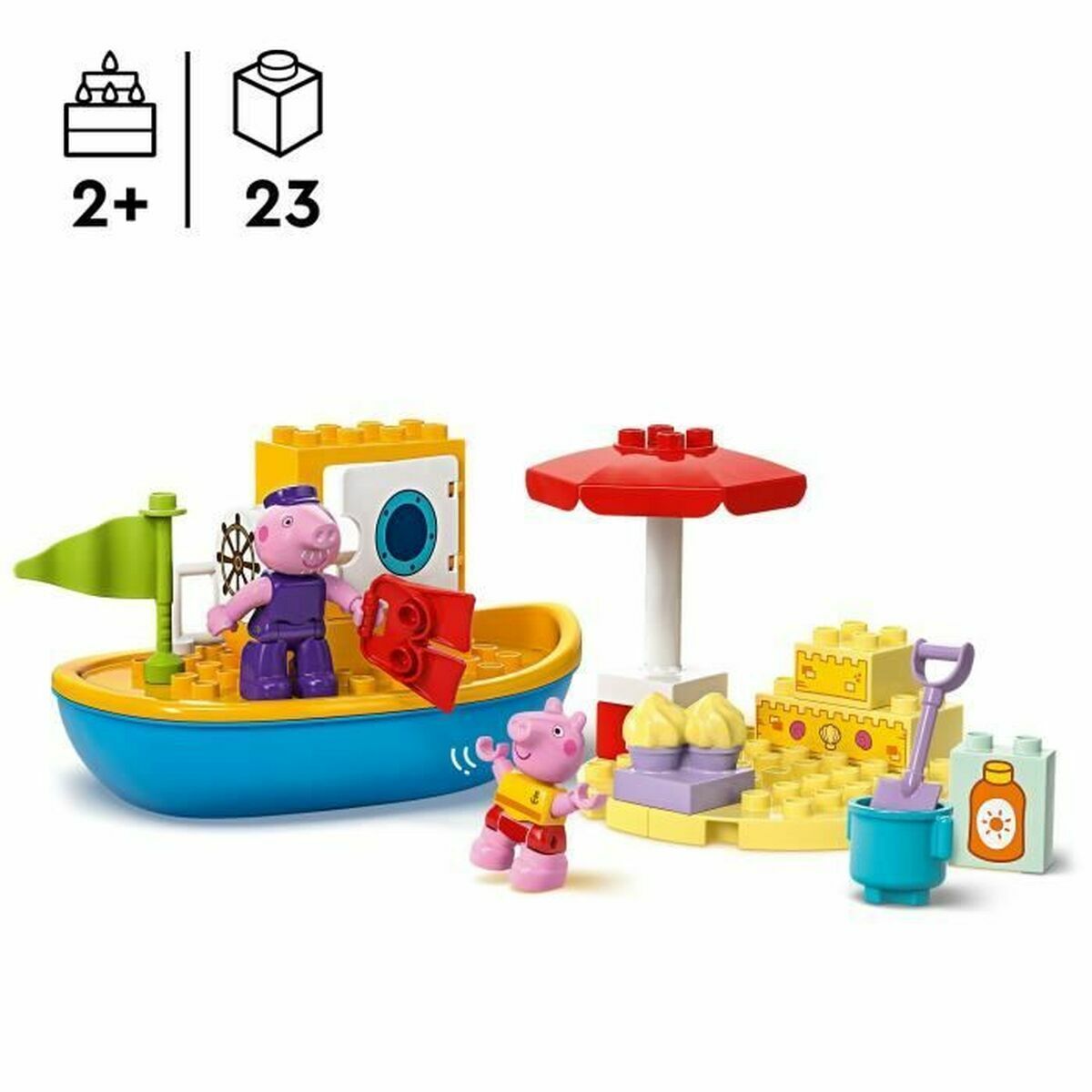 Set de Construcție Lego Peppa Pig's Boat Trip Multicolor - Jucarii si jocuri