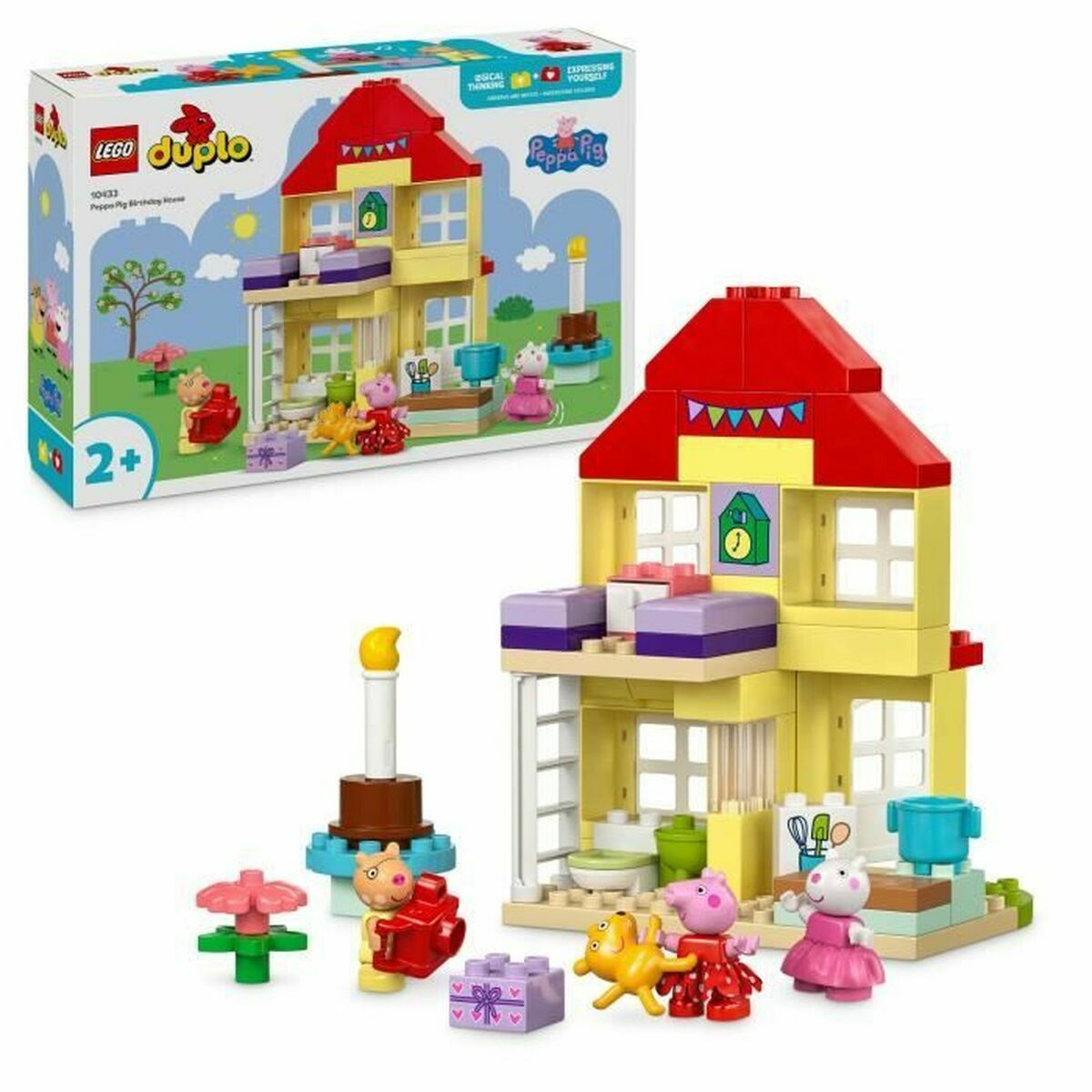 Set de Construcție Lego 10433 Peppa Pig's Birthday Party Multicolor 59 Piese - Jucarii si jocuri