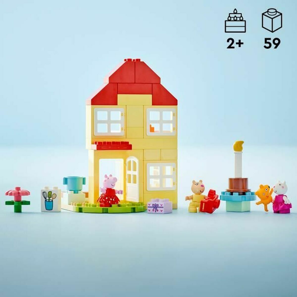 Set de Construcție Lego 10433 Peppa Pig's Birthday Party Multicolor 59 Piese - Jucarii si jocuri