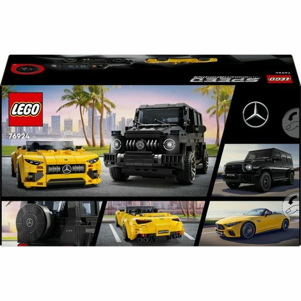 Set de Construcție Lego Mercedes-AMG G 63 y Mercedes-AMG SL 63 Multicolor 808 Piese - Jucarii si jocuri