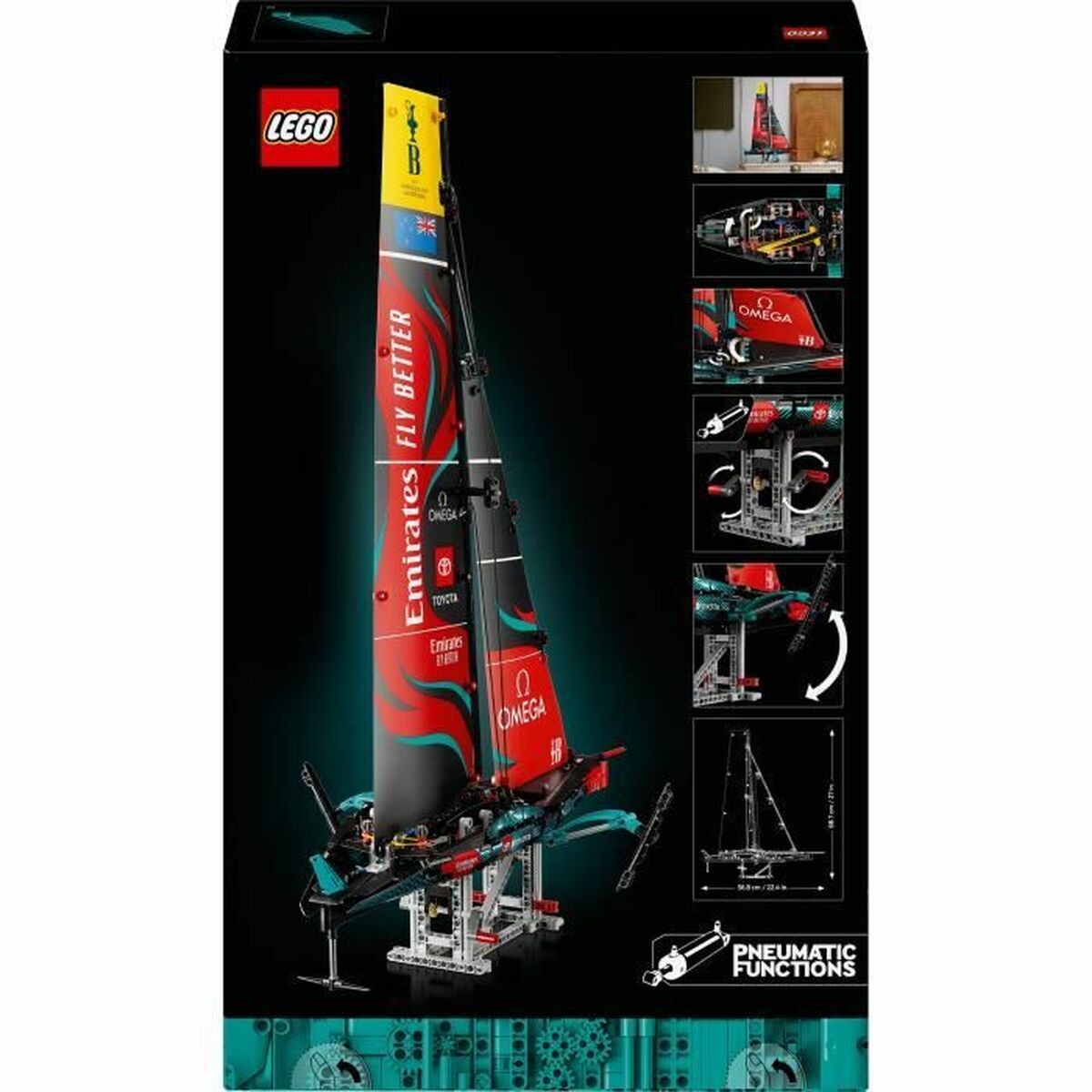 Set de Construcție Lego 42174 Yacht Emirates Team New Zealand AC75 Multicolor - Jucarii si jocuri