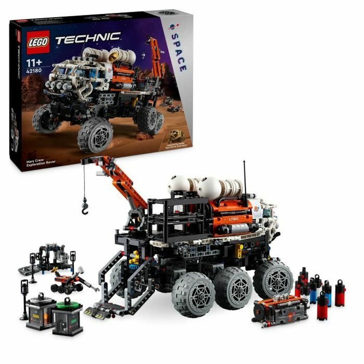 Set de Construcție Lego Technic 42180 Mars Manned Exploration Rover Multicolor 1599 Piese - Jucarii si jocuri