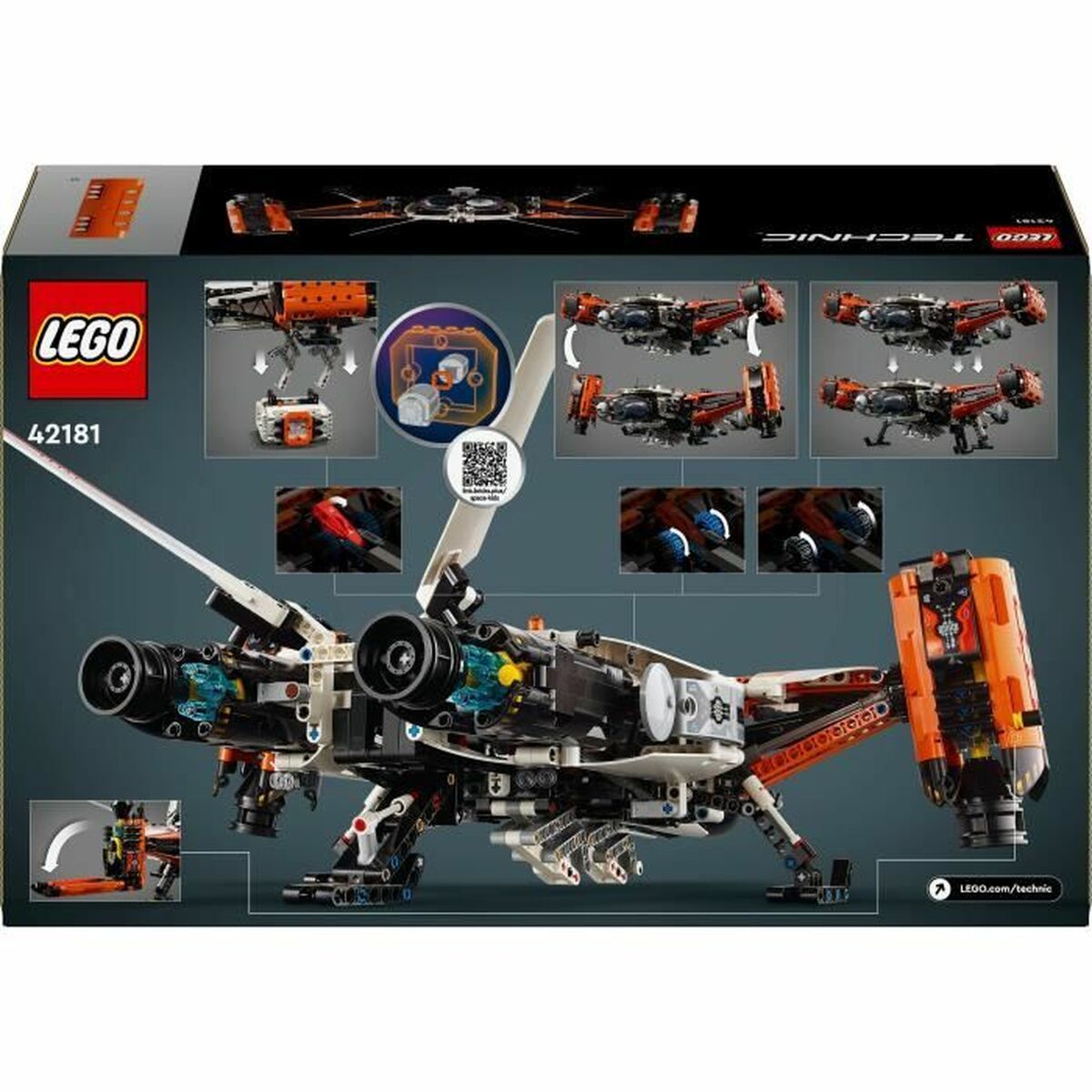 Set de Construcție Lego Technic 42181 VTOL LT81 Cargo Spaceship Multicolor - Jucarii si jocuri