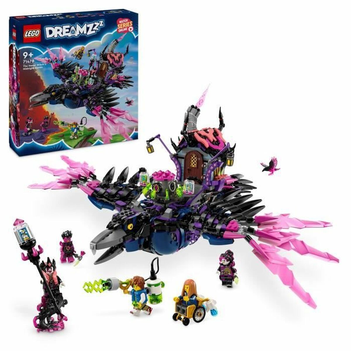Set de Construcție Lego Nightmare Witch's Midnight Raven Multicolor - Jucarii si jocuri