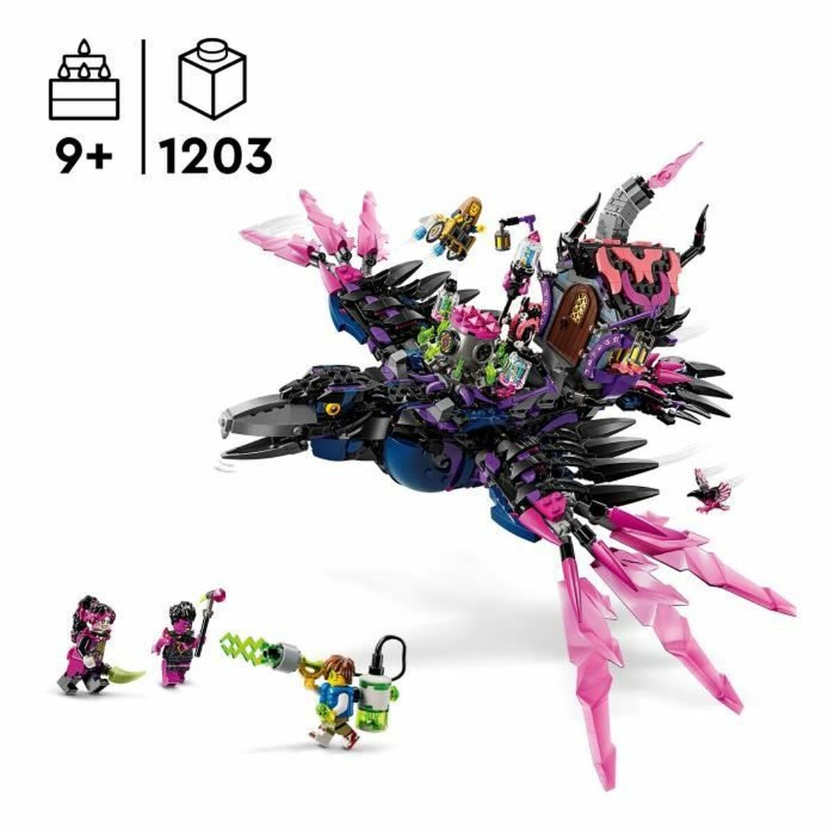 Set de Construcție Lego Nightmare Witch's Midnight Raven Multicolor - Jucarii si jocuri