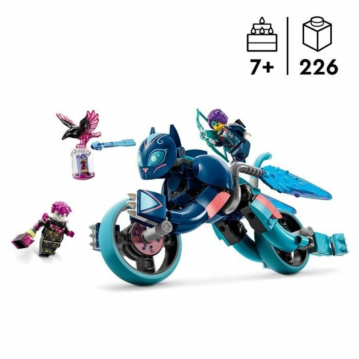 Set de Construcție Lego Zoey's Cat-Motorcycle Multicolor - Jucarii si jocuri