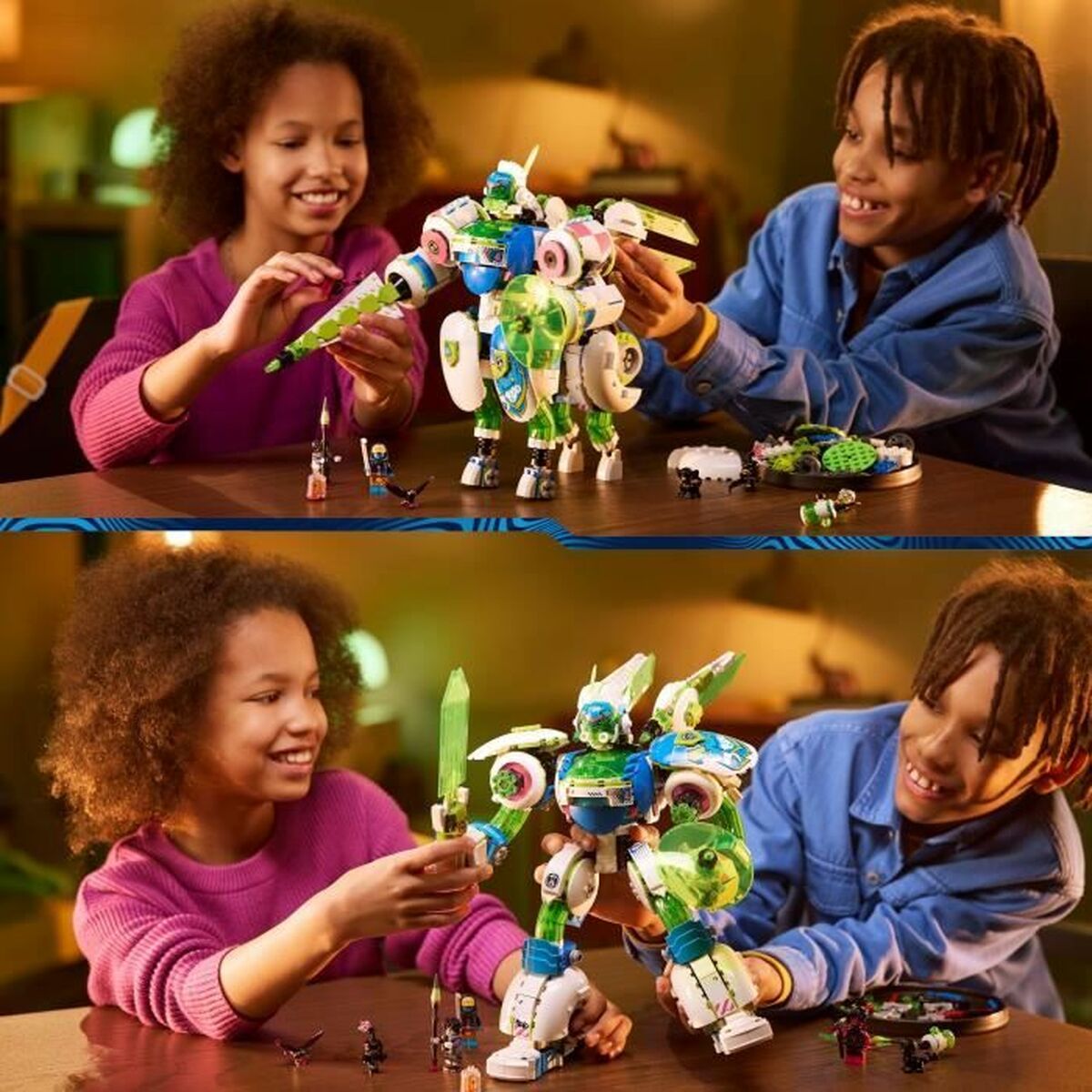 Set de Construcție Lego DREAMZzz 71485 Mateo and Z-Blob, the Robot Knight 1333 Piese - Jucarii si jocuri