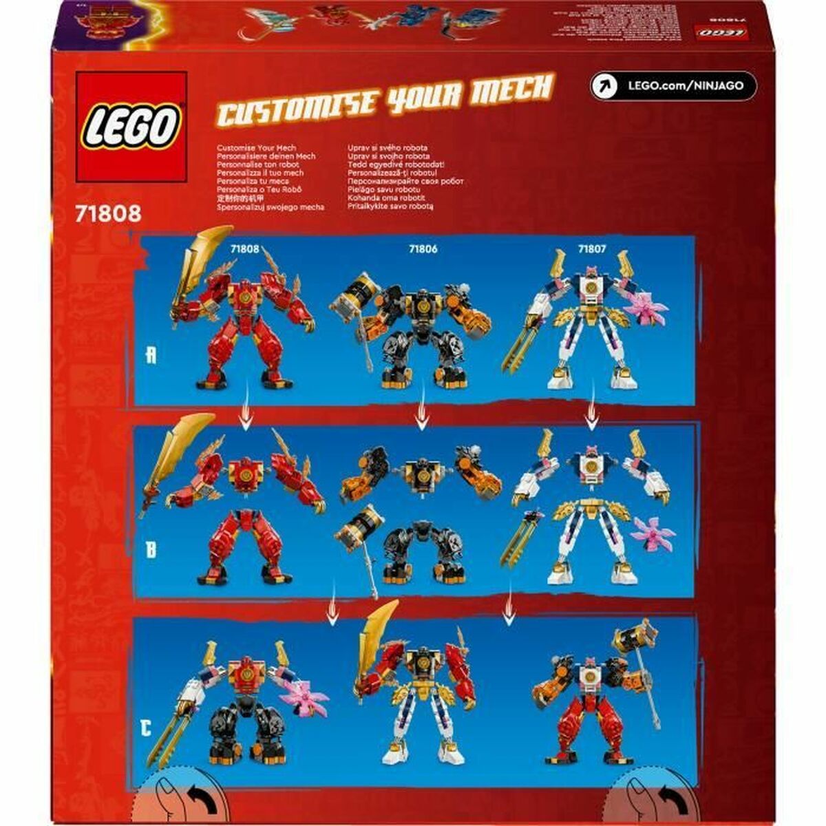 Playset Lego 71808 Kai Fire Elemental Mecca - ToyPro - Jucarii si jocuri, Păpuși și figurine