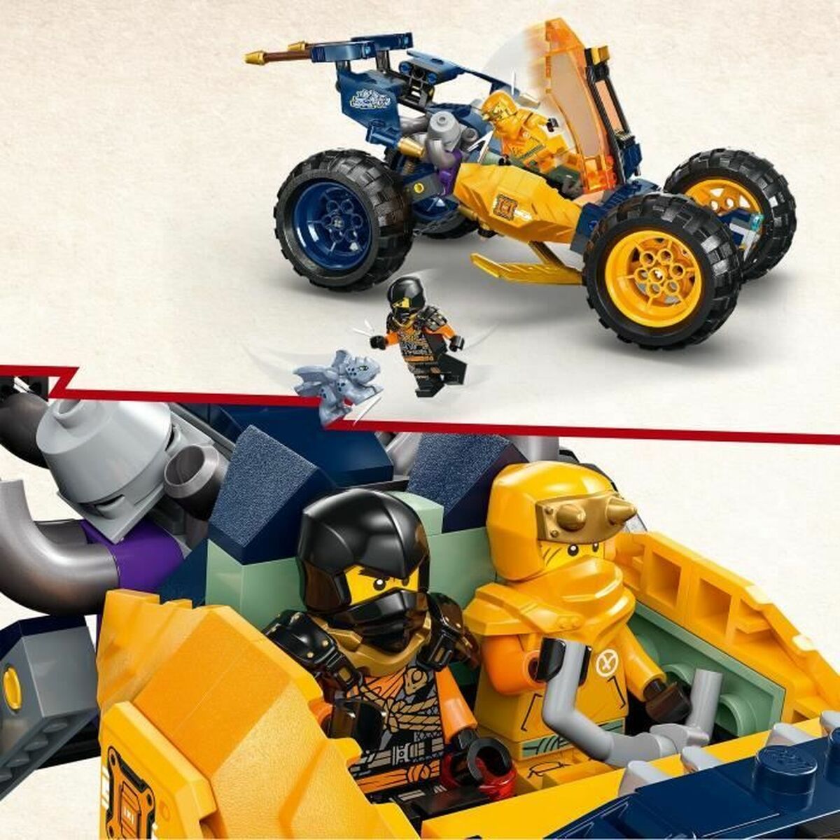Set de Construcție Lego NINJAGO 71811 Arin's Ninja Off-Road Buggy Multicolor - Jucarii si jocuri