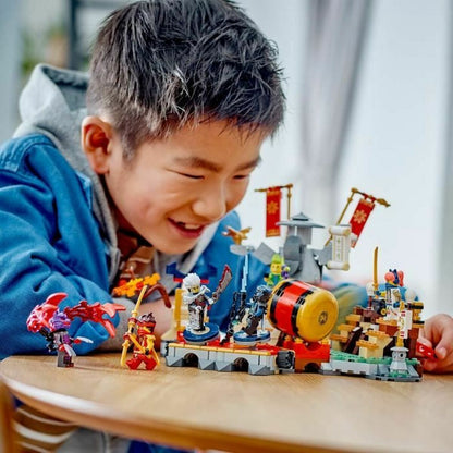 Set de Construcție Lego NINJAGO 71818 Tournament Battle Arena Multicolor 659 Piese - Jucarii si jocuri