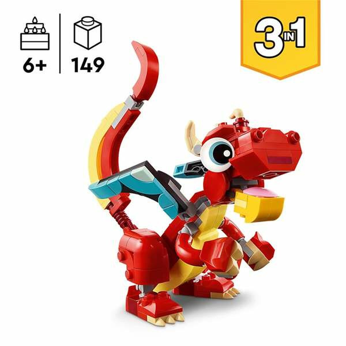 Set de Construcție Lego Creator 31145 Red Dragon 149 Piese - Jucarii si jocuri