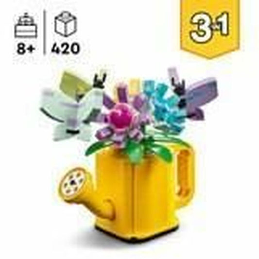 Set de Construcție Lego 31149 Creator 3in1 Flowers in the Watering Can Multicolor - Jucarii si jocuri