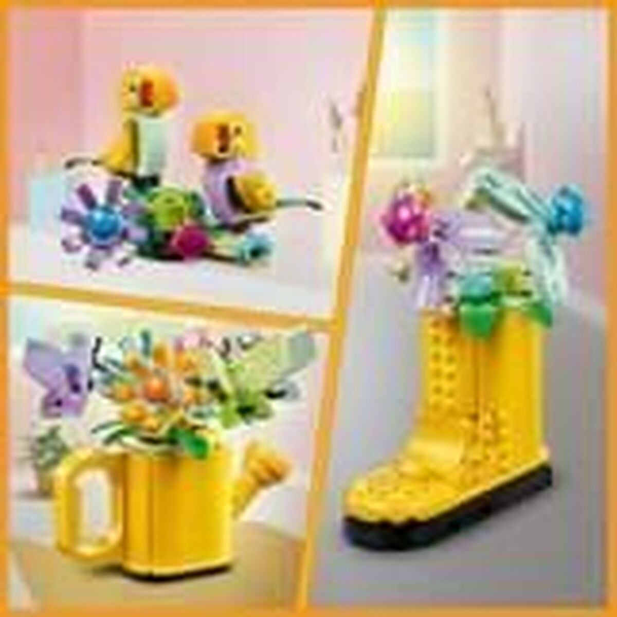 Set de Construcție Lego 31149 Creator 3in1 Flowers in the Watering Can Multicolor - Jucarii si jocuri