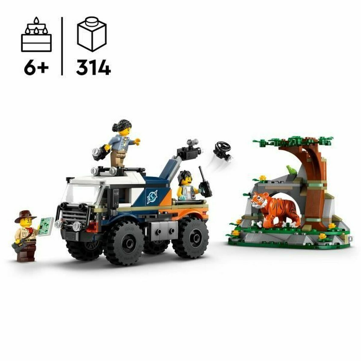 Set de Construcție Lego 60426 Jungle Explorer Off-Road Truck Multicolor - Jucarii si jocuri