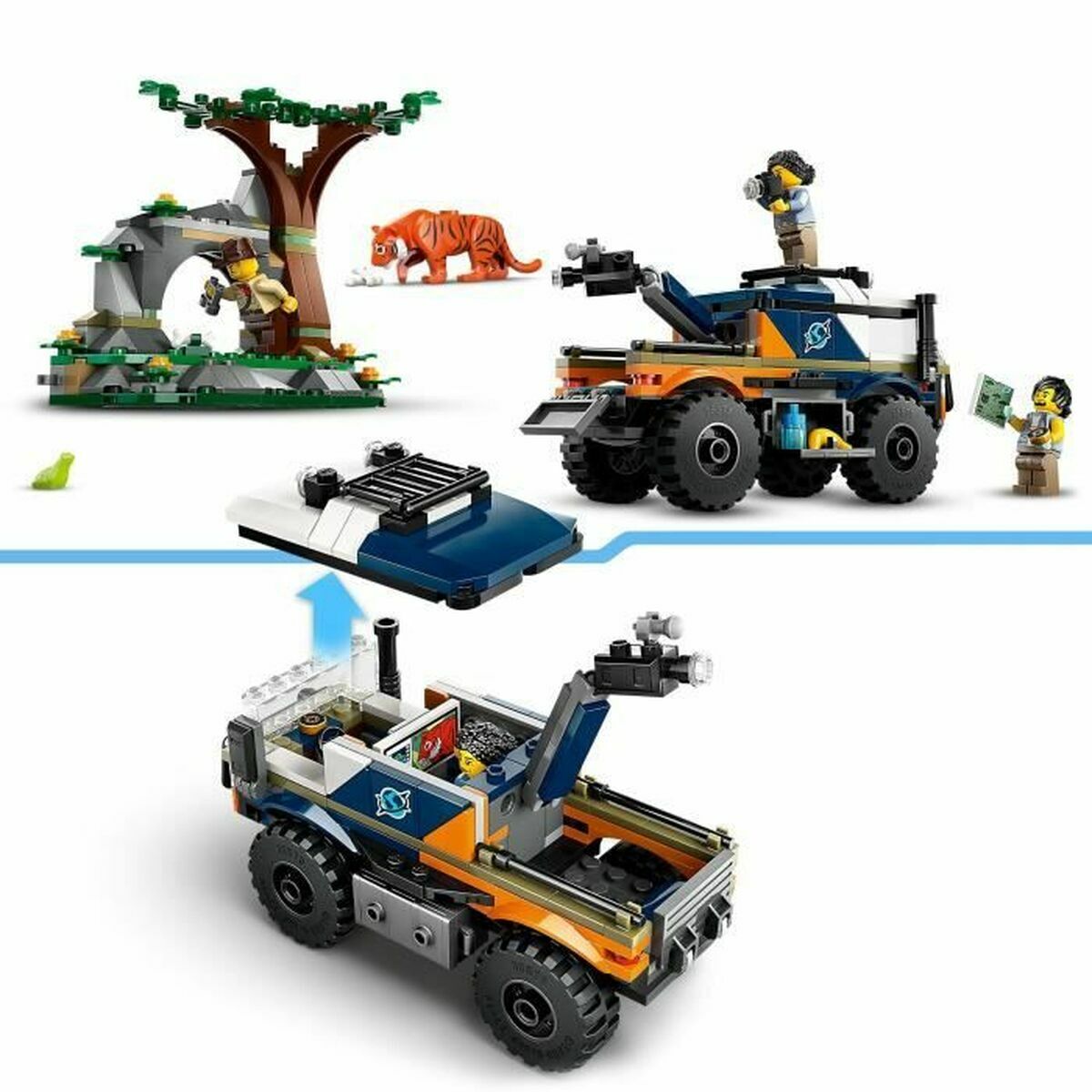 Set de Construcție Lego 60426 Jungle Explorer Off-Road Truck Multicolor - Jucarii si jocuri