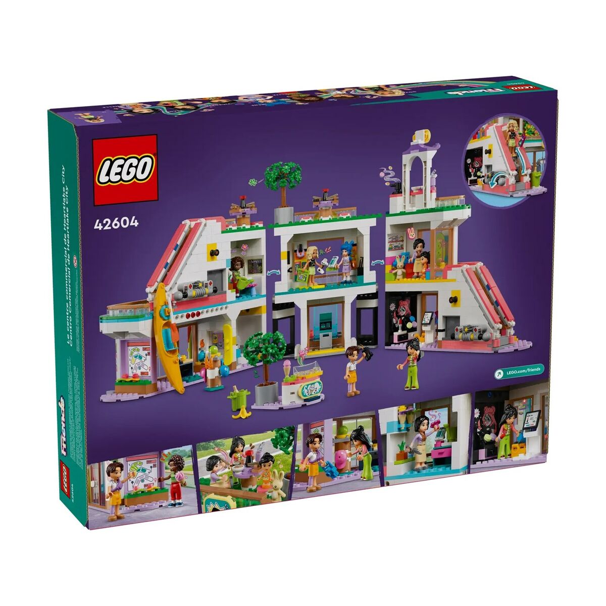 Playset Lego 42604 Heartlike city shopping mall - Jucarii si jocuri, Păpuși și figurine