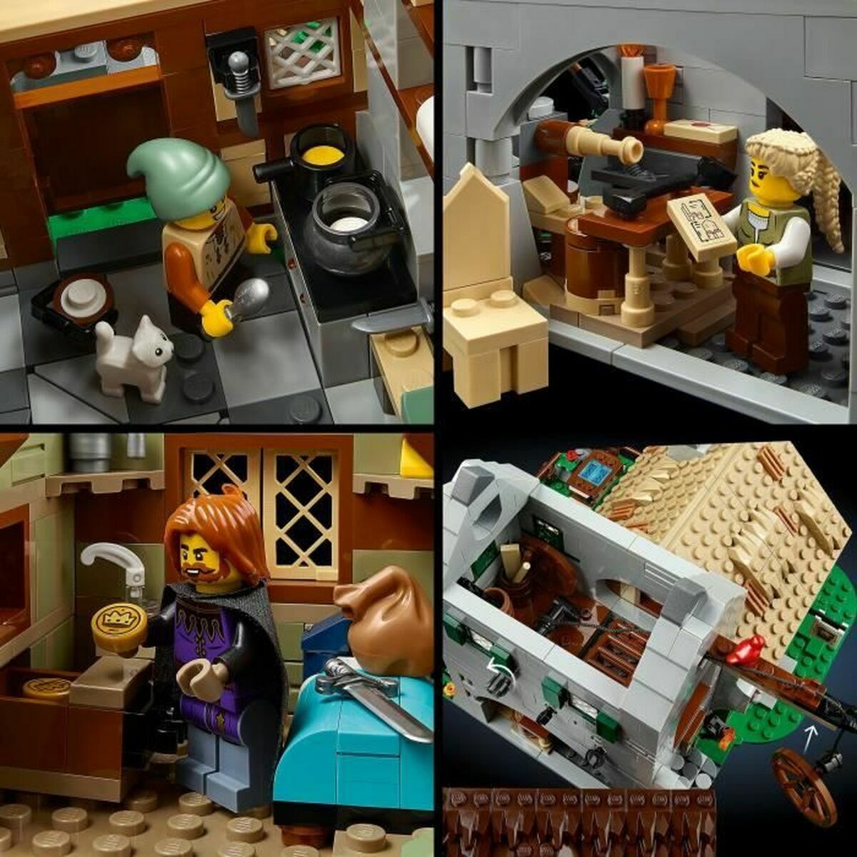Set de Construcție Lego 10332 Medieval Town Square 3304 Piese - Jucarii si jocuri