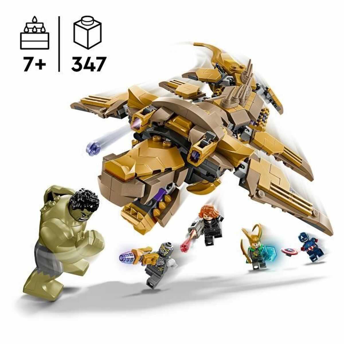 Set de Construcție Lego Marvel 76290 Avengers Leviathan Set 347 Piese - Jucarii si jocuri