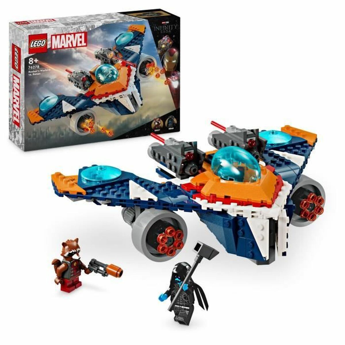 Set de Construcție Lego 76278 Marvel: Rocket vs. Ronan's Spaceship Multicolor 290 Piese - Jucarii si jocuri
