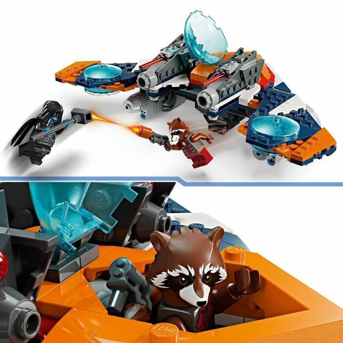 Set de Construcție Lego 76278 Marvel: Rocket vs. Ronan's Spaceship Multicolor 290 Piese - Jucarii si jocuri