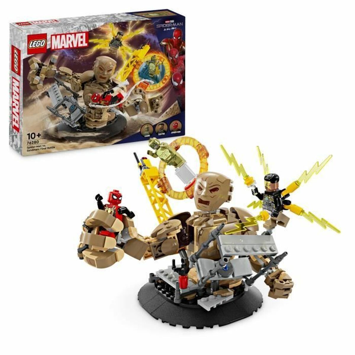 Set de Construcție Lego 76280 Spiderman vs. Sandman: Final Battle Multicolor 347 Piese - Jucarii si jocuri