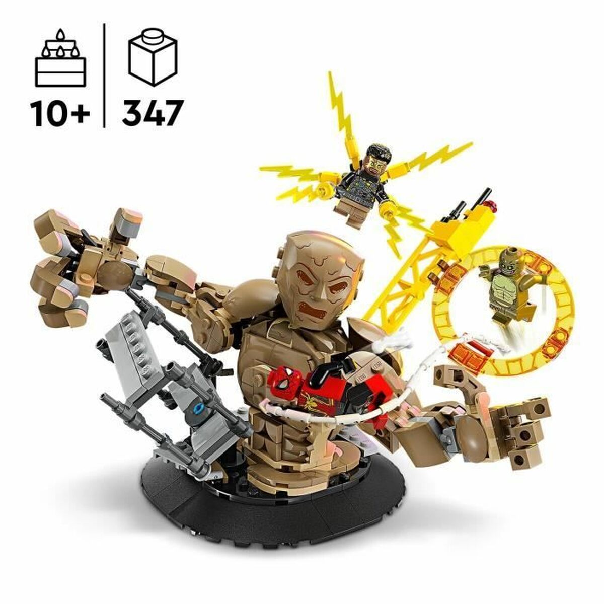 Set de Construcție Lego 76280 Spiderman vs. Sandman: Final Battle Multicolor 347 Piese - Jucarii si jocuri