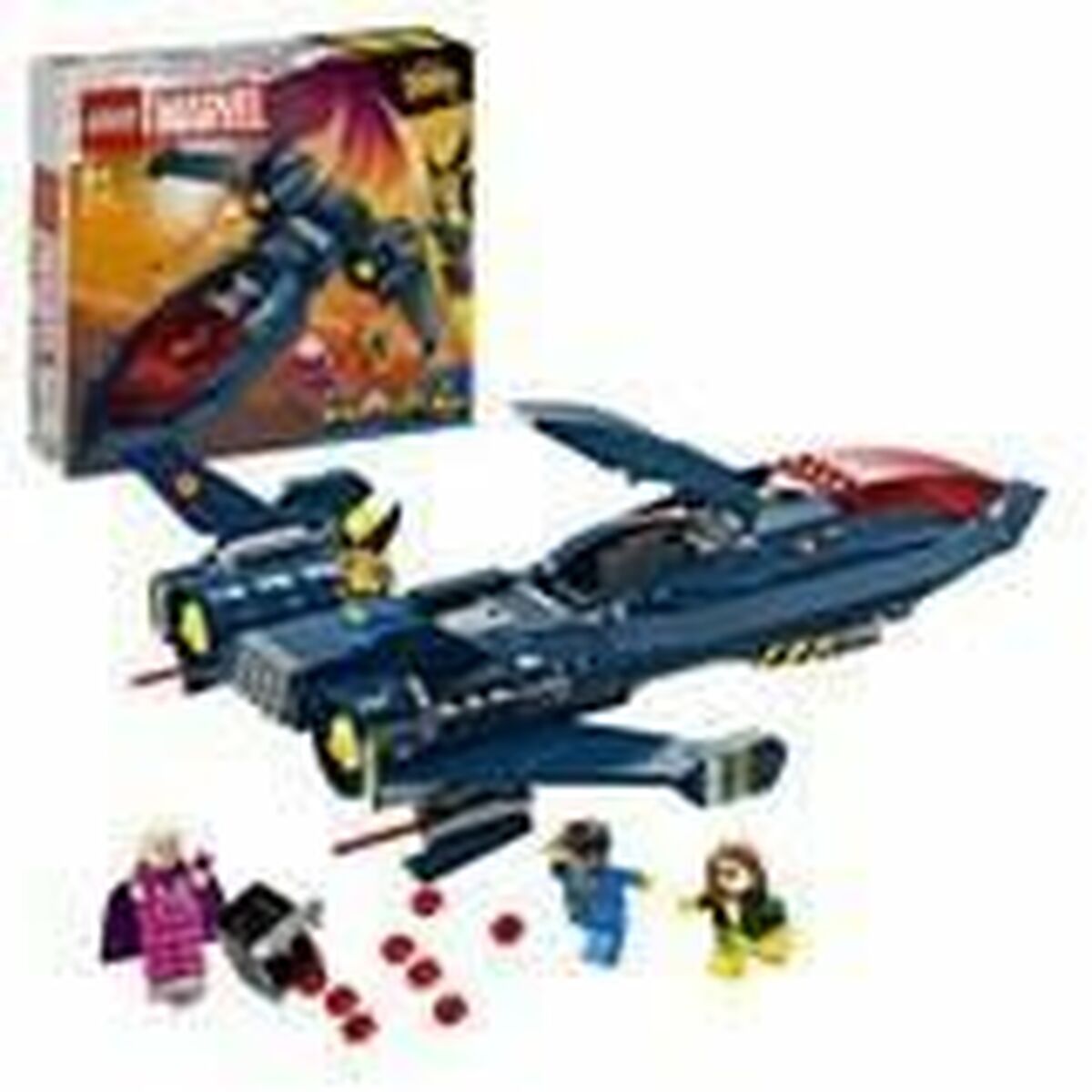 Set de Construcție Lego 76281 Marvel The X-Men's X-Jet Multicolor - Jucarii si jocuri