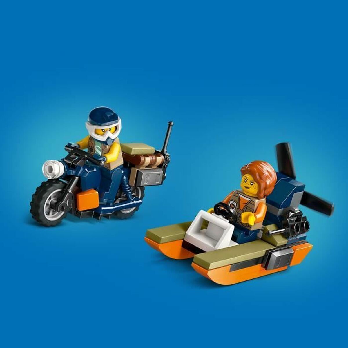 Set de Construcție Lego 60437 Jungle Explorer Helicopter Base Camp Multicolor - Jucarii si jocuri